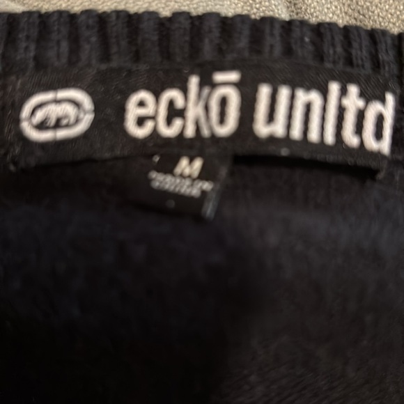 Vintage Ecko Unltd Number 72 Crew Neck Sweater Size M Black - Picture 4 of 4